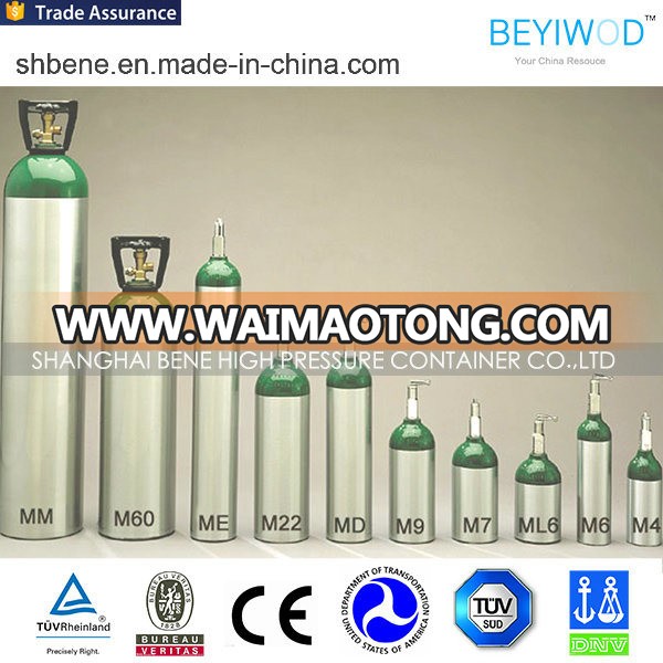 Aluminum Oxygen Cylinder for Medical Use